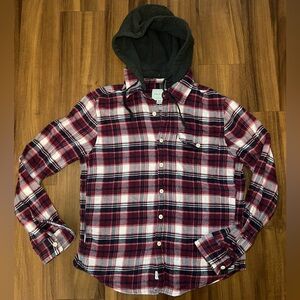 American Eagle Hooded Flannel - Men’s Size S